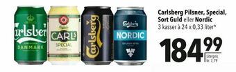Citti Carlsberg Pilsner, Special, Sort Guld eller Nordic tilbud