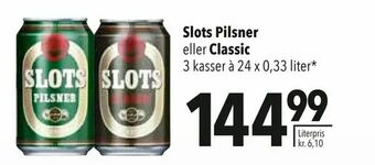 Citti Slots Pilsner eller Classic tilbud