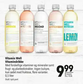Citti Vitamin Well Vitamindrikke tilbud