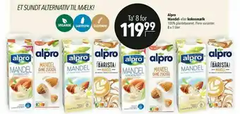 Alpro Mandel eller kokosmælk