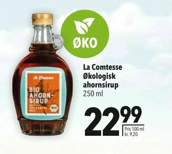 Citti La Comtesse Økologisk ahornsirup tilbud