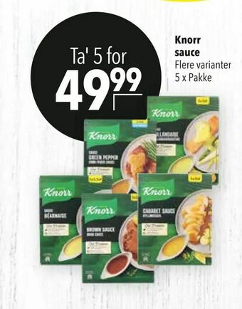 Citti Knorr sauce tilbud