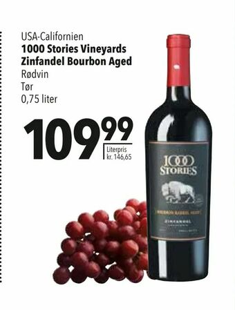 1000 Stories Vineyards Zinfandel Bourbon Aged