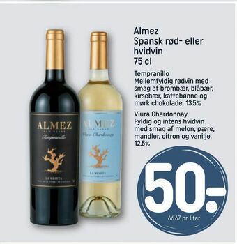Almez Spansk rød- eller hvidvin