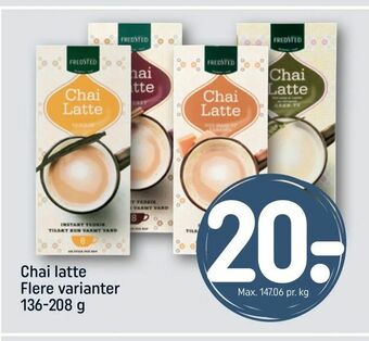 REMA 1000 Chai latte tilbud