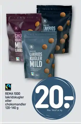 REMA 1000 REMA 1000 lakridskugler eller chokomandler tilbud