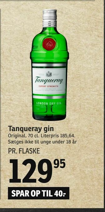 Tanqueray gin
