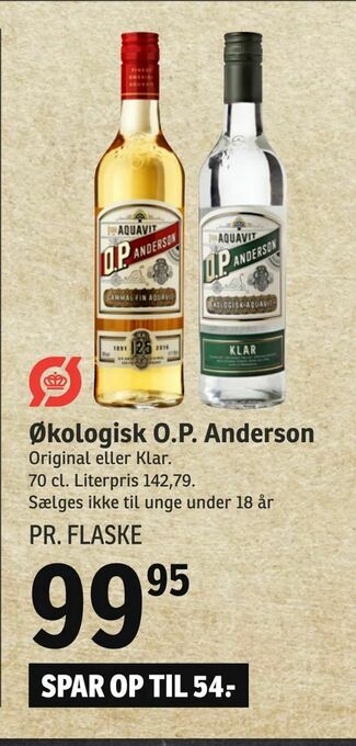 SPAR Økologisk O.P. Anderson tilbud
