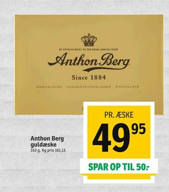 SPAR Anthon Berg guldæske tilbud