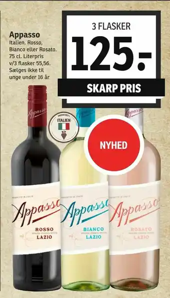 SPAR Appasso tilbud