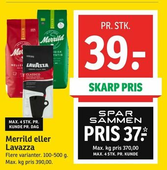 SPAR Merrild eller Lavazza tilbud
