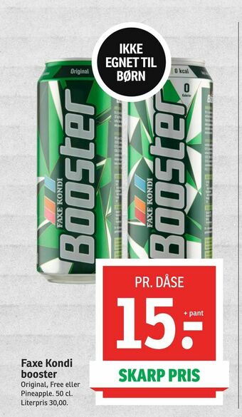 SPAR Faxe Kondi booster tilbud