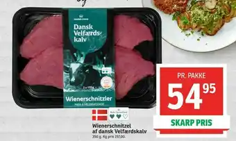 SPAR Wienerschnitzel af dansk Velfærdskalv tilbud