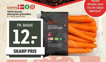 SPAR OMHU danske økologiske gulerødder tilbud