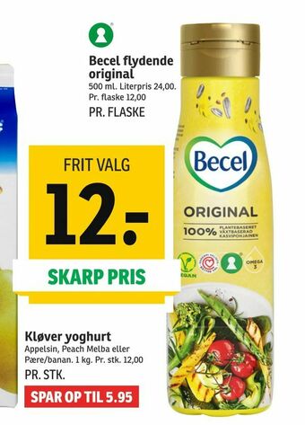 SPAR Becel flydende original tilbud