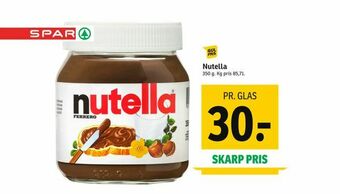 SPAR Nutella tilbud