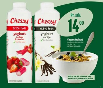 Min Købmand Cheasy Yoghurt tilbud