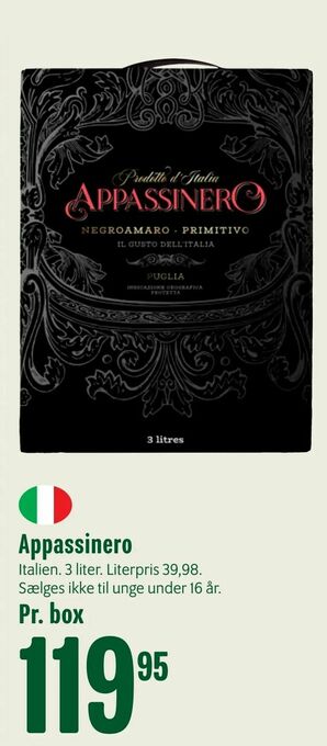 Min Købmand Appassinero tilbud