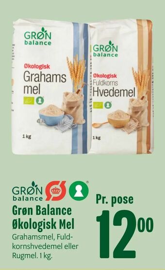 Min Købmand Grøn Balance Økologisk Mel tilbud