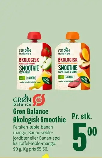 Min Købmand Grøn Balance Økologisk Smoothie tilbud