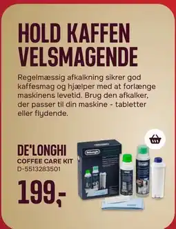 Skousen DE'LONGHI COFFEE CARE KIT D-5513283501 tilbud