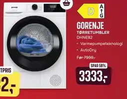 Skousen GORENJE TØRRETUMBLER DHNE82 tilbud