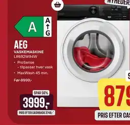 Skousen AEG VASKEMASKINE LR692W94W tilbud