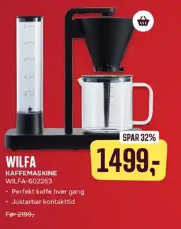 Skousen WILFA KAFFEMASKINE WILFA-602263 tilbud