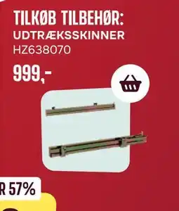 Skousen TILKØB TILBEHØR: UDTRÆKSSKINNER HZ638070 tilbud