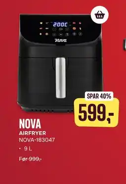 Skousen NOVA AIRFRYER NOVA-183047 tilbud