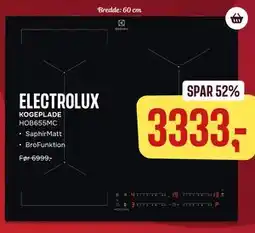 Skousen ELECTROLUX KOGEPLADE HOB655MC tilbud