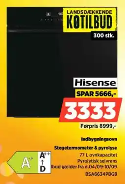 Power Hisense indbygningsovn tilbud