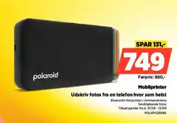 Power Polaroid Mobilprinter tilbud