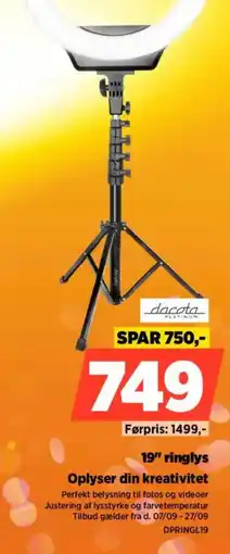 Power dacota platinum 19" ringlys tilbud
