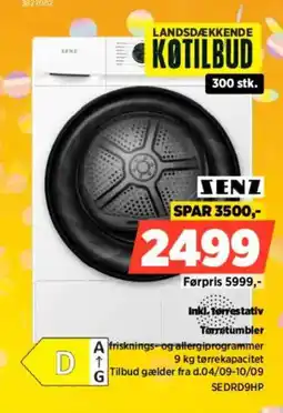 Power Senz tørrøtumbler tilbud