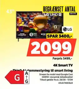 Power LG 4K Smart TV tilbud