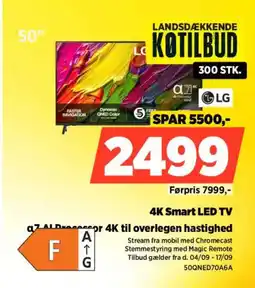 Power LG 4K Smart LED TV tilbud