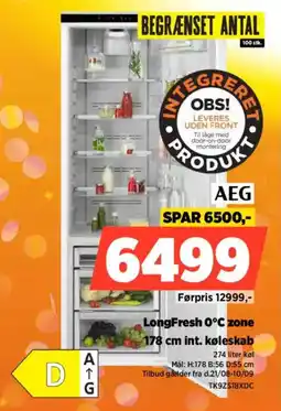 Power AEG LongFresh 0°C zone tilbud