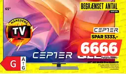 Power Cepter 65" 4K QLED Pro MiniLED tilbud