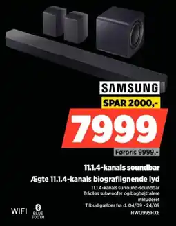 Power Samsung 11.1.4-kanals soundbar tilbud