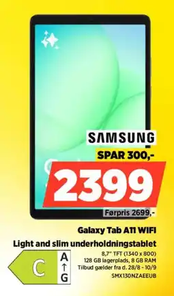Power Samsung Galaxy Tab A11 WIFI tilbud