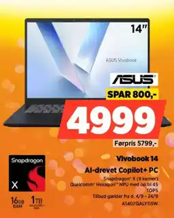 Power Asus vivobook 14 tilbud