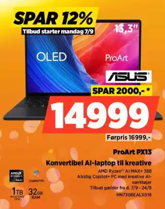 Power Asus ProArt PX13 tilbud