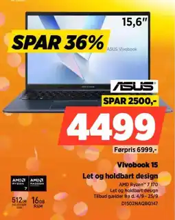 Power Asus Vivobook 15 tilbud
