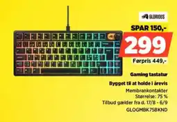 Power Glorious Gaming tastatur tilbud