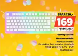 Power Gaming tastatur tilbud