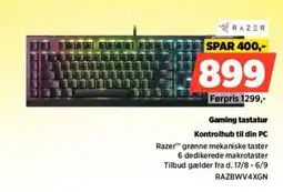Power Razer gaming tastatur tilbud