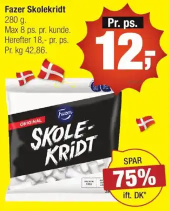 Fazer skole-kridt