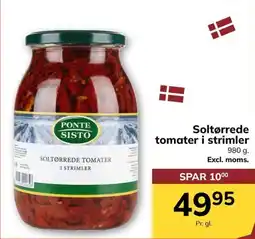 Dagrofa Food Service Ponte Sisto Soltørrede Tomater I Strimler tilbud
