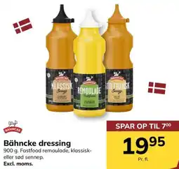 Dagrofa Food Service Bähncke dressing tilbud